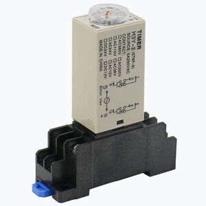 DC 12V H3Y-2 Time Delay Relay Solid State Timer 30 S DPDT w Socket